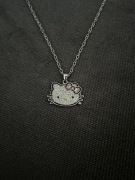 Naszyjnik z Hello Kitty y2k alternative aesthetic opium gothic swag vintag