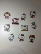 10 SZTUK NAKLEJEK HELLO KITTY