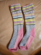 Skarpety narciarskie dziecięce rozm 34-37 (6–11 lat) ciepłe - bdb stan