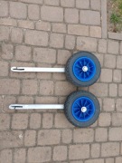 Kółka slipowe do pontonu