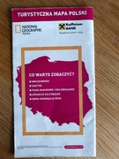 Turystyczna mapa Polski