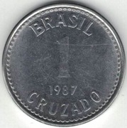Brazylia 1 cruzado 1987 - 23 mm