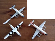 Zestaw 3 modeli samolotów 1:200 Hobby Master Herpa