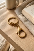 HIT! Retro Vintage Brelok do Kluczy Stare Złoto Metalowy zawieszka Key ring