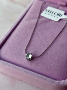 Srebrny naszyjnik CYRKONIA – Stal Nierdzewna 316L Vellori