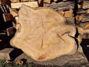 CZEREŚNIA 75/54/7,5cm Wysuszony Plaster Drewna Blat Stolik Żywica DIY 