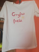 Koszulka malowana farba do tkanin rozmiar M 