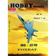 Samolot myśliwski MiG 25 FoXBAT