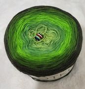 Włóczka ombre 3 nitki bawelna akryl 1250 m + 250 ostatni kolor dawca