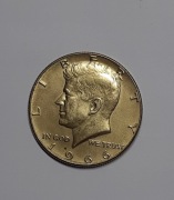 1966 - USA - 1/2 Dolara - Kennedy Half Dollar -PIĘKNY !!