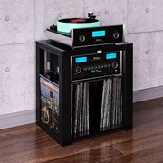 Stolik audio regał hifi na gramofon płyty winylowe FOS