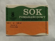 Etykieta Polska -  napoje PRL 11 ^