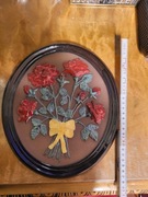 Stara szwedzka ceramiczna tabliczka ścienna, Gabriel Design