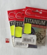 Haczyki Titanium  Baitholder nr. 8 / 10 szt.na wegorza/