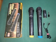 Dwa mikrofony bezprzewodowe karaoke MEDIA TECH Accent Pro MT395 usb 