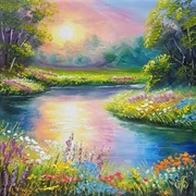 Obraz Olejny "Summer Morning Colors"