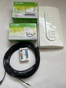 ROUTER (TP-link TL-MR3420) + MODEM (Huawei E3372h) + antena LTE