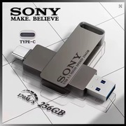 NOWY PENDRIVE SONY  256 GB 2in1 USB + USBc METALOWA OBUDOWA LICYTACJA