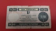Bon towarowy 10 Cent 1979 r. seria HB