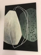 Obraz płótno abstrakcja akryl 50x70