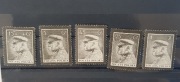 Fi. 273 - 277 Wydanie Żałobne po śmierci Marszałka Piłsudskiego seria 1935 