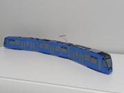 Tramwaj Bombardier NGT8 malowanie MPK Kraków sklejony Model kartonow