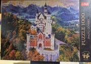 Puzzle 1000 Trefl Photoshop odyssey  Zamek Neuschwanstein , Niemcy