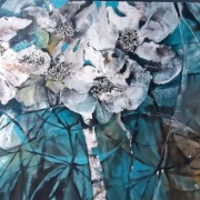 Grażyna Jończy, Mroźny poranek, Obraz na płótnie