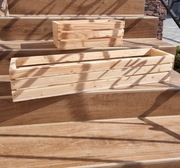 Skrzynka balkonowa , donica drewniana