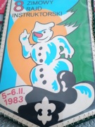 Proporczyk ZHP 8 Zimowy Rajd Instruktorski 83