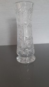 Kryształowy wazon, flakon z czasów PRL, stan idealny, 28 cm