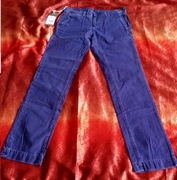 chinosy spodnie na upały 100% bawełna rozm. 27 deep indigo teddy smith 
