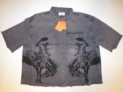 Koszula YoungLA 4231 Kowbojska 100% Bawełna Boxy Oversized Nowa L