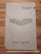 wzory i objaśnienia znaków topograficznych na mapach (1967)