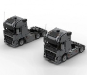 Klocki wzór LEGO Ciężarówka Volvo Samochód Prezent