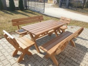 Meble ogrodowy BOB meble tarasowe parkowe zestaw