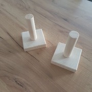 Uchwyt na papier toaletowy drewniany 