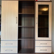 Komplet mebli do salonu Black Red White