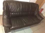 Sofa skórzana trzyosobowa