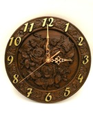 Zegar do kuchni drewniany, zegar kuchenny, prezent dla żony. Trzy kolory