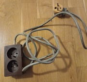 Przedłużacz dwa gniazda.