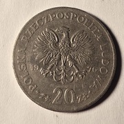 Moneta 20 zł Marceli Nowotko ze znakiem mennicy