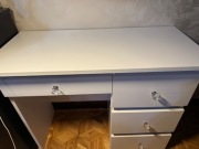 Biurko białe glamour 