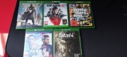 Gry zestaw Xbox one, series x, Gears 5, GTA 5, Fallout 4, 5 gier 