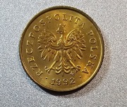 1gr z 1992 rok mennicze 