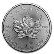 Srebrna moneta Kanadyjski Liść Klonowy 1oz (31,1g)  999,9Ag 