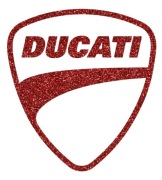 Ducati ozdobna naklejka premium