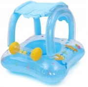 basen dla dzieci z osłoną przed słońcem 81x66cm różowy