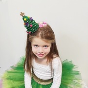 Opaska choinka na głowę – obręcz bożonarodzeniowa, ozdoba świąteczna