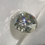 7 CT  MOISSANIT 12.3  mm.  VVS1  kamień jubilerski